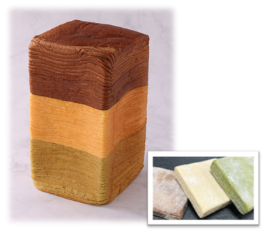 (New)三色雲朵千層吐司(原味/抹茶/可可) Butter Layer Toast /Matcha Layer Toast/ Chocolate Layer Toast